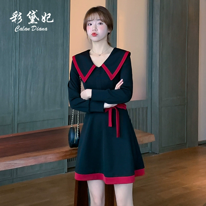 Phiên bản Hàn Quốc của mùa xuân năm 2021 sản phẩm mới, size lớn, mỏng, phù hợp với tất cả các nữ váy liền thân đơn giản và phổ biến - Sản phẩm HOT