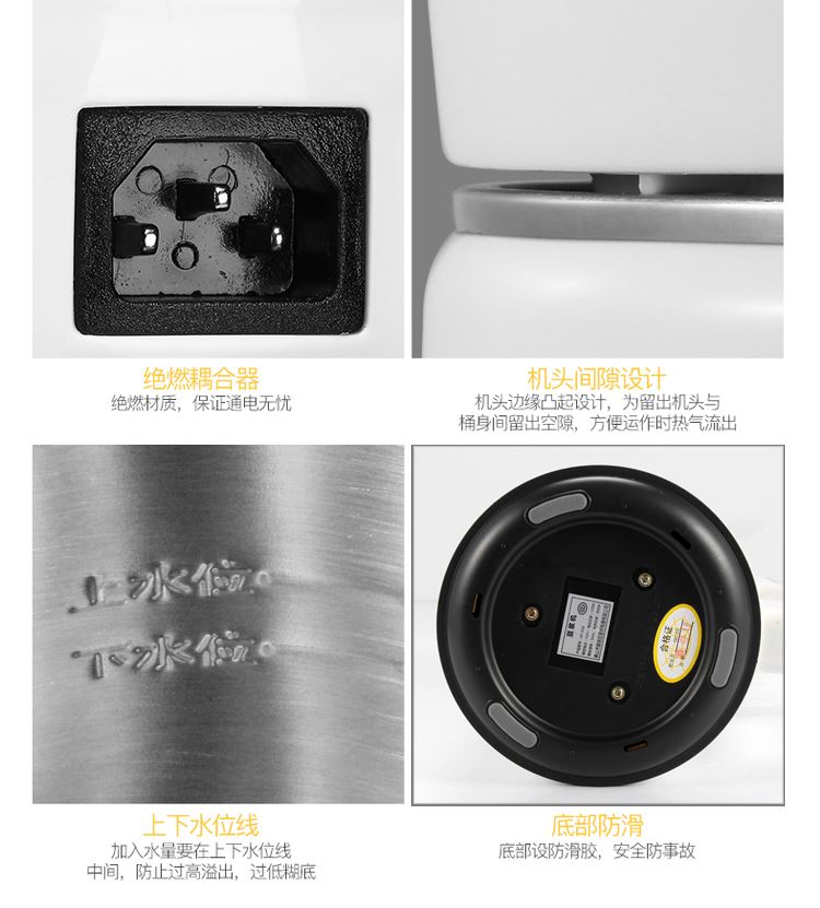 máy làm sữa hạt geming Máy làm sữa đậu nành tự động đa chức năng inox không lọc tường bị dính bột gạo máy bằng thép chính hãng máy sữa hạt