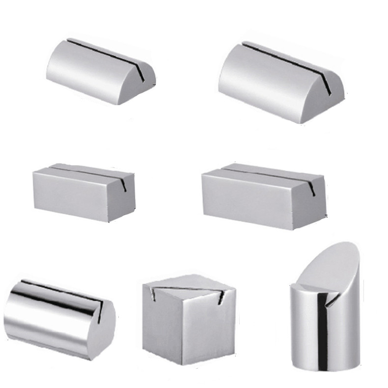 Stainless steel solid rectangular table number plate table menu Dining Cards Seat Buffet Table Deck Dish free of mail recipes