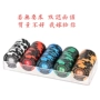 Texas Holdem Chips 100 Code Acrylic Set Baccarat Clay Wheat Bông tai Mahjong Chips Coin - Các lớp học Mạt chược / Cờ vua / giáo dục chip chơi bài