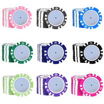 Crown 14 gr No Par Value Blank Chip Texas Poker Bagle Chess room Leverage Props