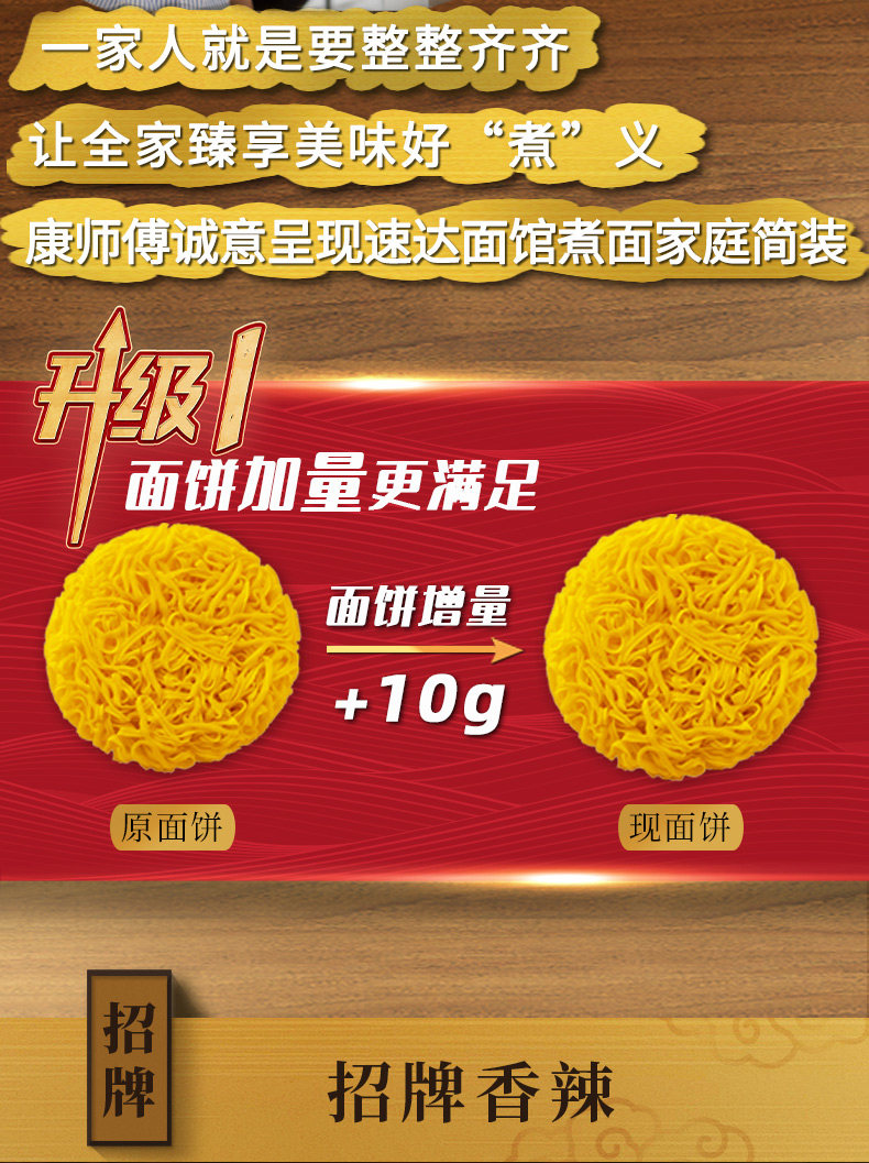 康师傅 Express 速达面馆 煮面 4盒 含大块牛肉包 图3