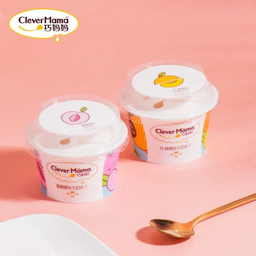 Qiao Mom Pudding Milk Pilgrim Port 85G*6 ​​стакана десерта детей Step.com