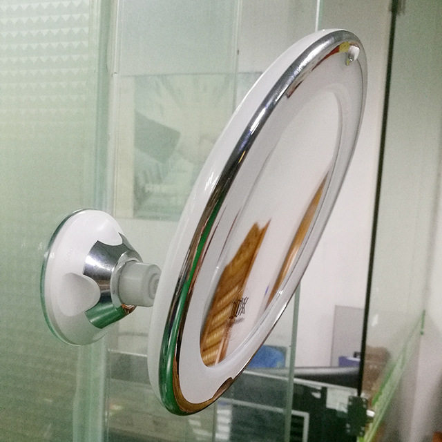 10x 10X magnification cross-border LED fill light makeup mirror Dressing beauty mirror with lamp mirror with suction cup Bathroom mirror 7x