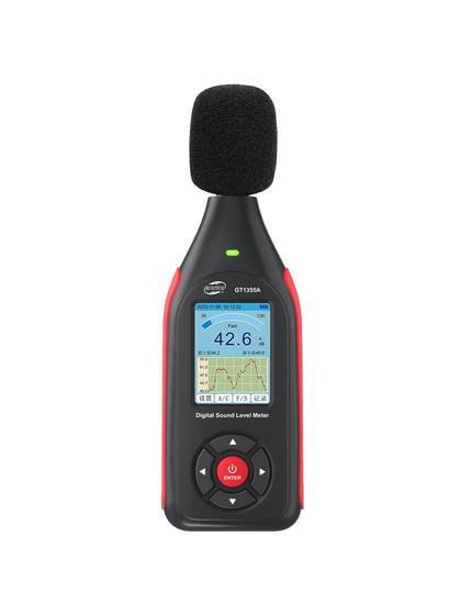 Benetech/Biaozhi GT1355A 소프트웨어 스토리지가있는 노이즈 미터 사운드 레벨 소음 볼륨 테스터