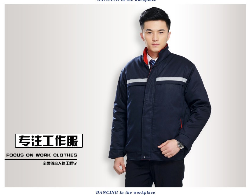 Áo khoác ngoài trời mùa đông quần áo cotton nhà máy hậu cần dụng cụ overalls áo khoác cotton mùa đông nam dày áo bảo vệ áo áo khoác gió nam