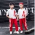 Trang phục khiêu vũ trẻ em đường phố phù hợp với trẻ em mùa hè hiphip hip-hop mẫu giáo thiết bị đồng phục - Đồng phục trường học / tùy chỉnh thực hiện quần áo đồng phục học sinh mùa hè Đồng phục trường học / tùy chỉnh thực hiện