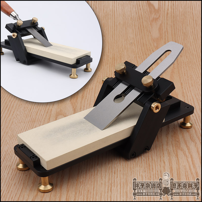 Dare to work for fixed angle sharpening machine aluminum alloy material Straight track Wood chiseling anti-slip ultra-fine grinding knife stone open edge fine grinding