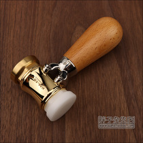 Hongdui KM18 woodworking hammer pure copper dual-purpose hammer woodworking auxiliary tool mini hammer wooden handle Q copper hammer