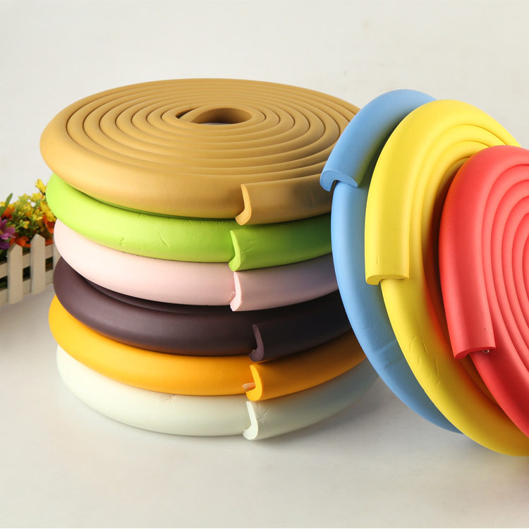 Kindergarten anti-collision strips widened and thickened pillars children's baby anti-collision soft edge strips anti-collision protection strips