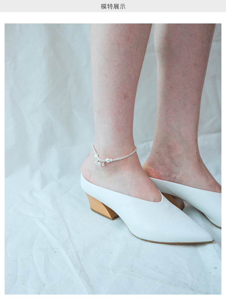 Chaine de cheville Femme en Argenterie - Ref 3103600 Image 10