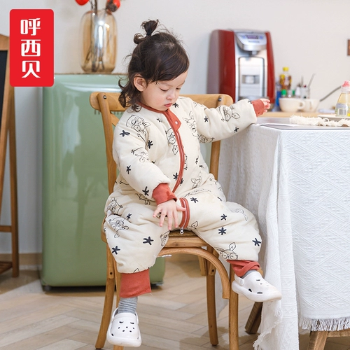 Хуокси детские спальные мешки осенью и зимними битвами, детская бумага Палара, ноги с толстым легким плотным хлопком 323