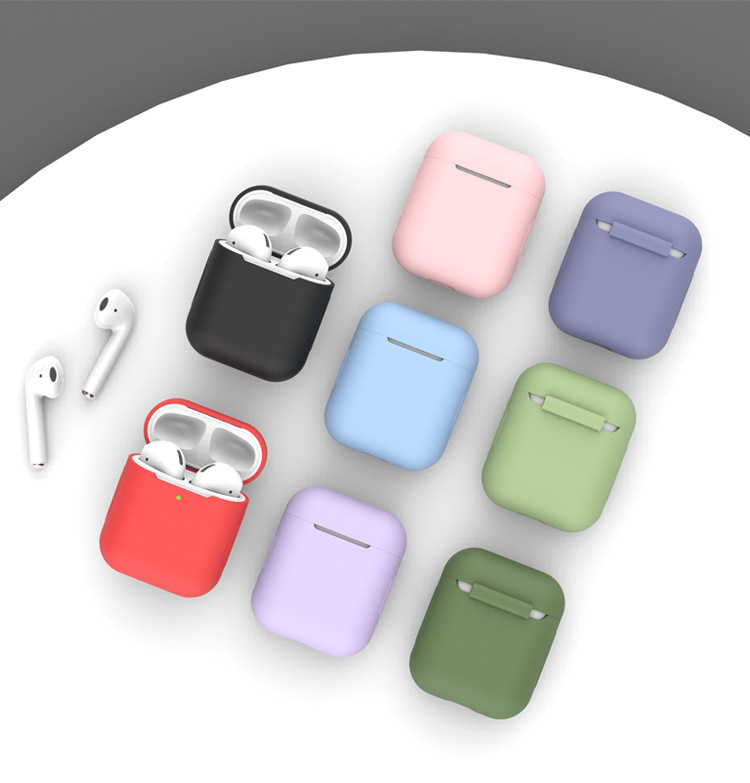 Suitable for AirPods Protective Case 2Nd Generation Apple Airpods3 Liquid Silicone Pro3 Bluetooth Wireless Earphone Charging Case Third Generation Transparent Ultra-Thin Soft Case Airpodspro2 Protective Shell Trendy