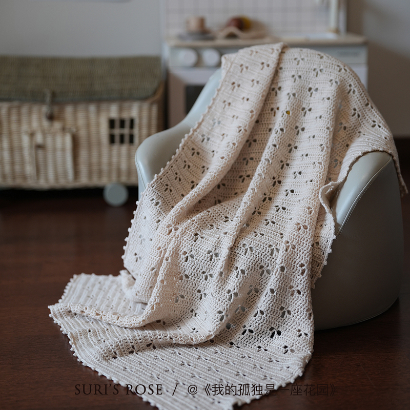 Clover丨Merino Wool Baby Blanket DIY Crochet Material Package Hand Knitted Newborn Baby Gift