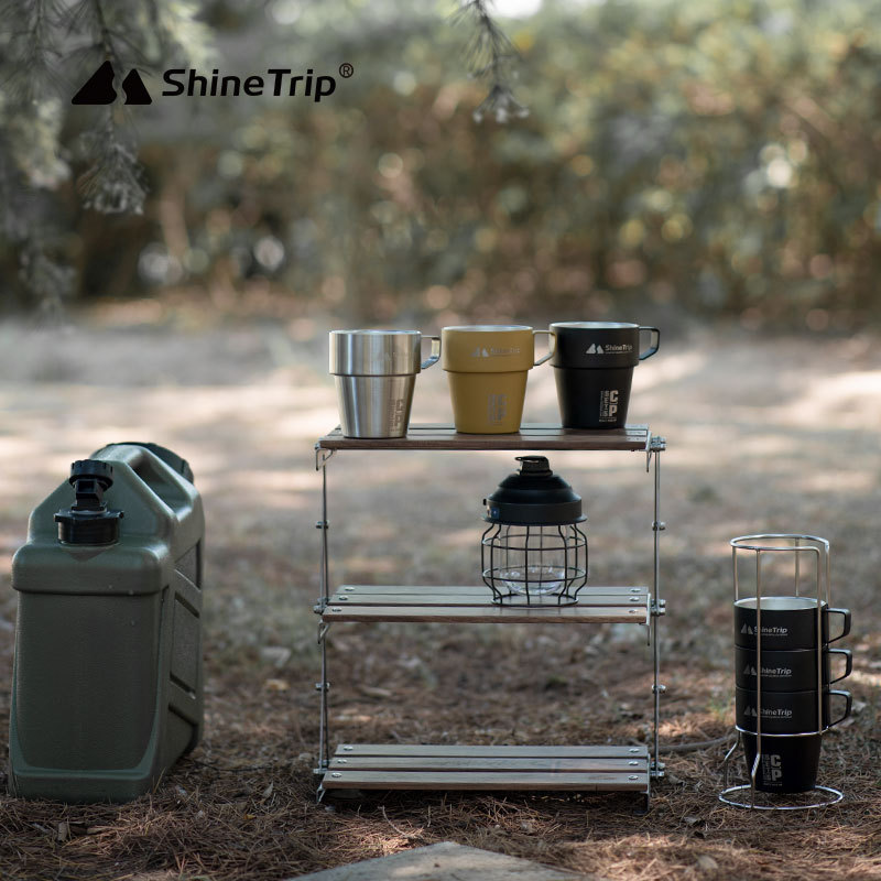 Hanfor outdoor picnic cup with 304 stainless steel camping cup coffee cup