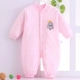 Quần áo sơ sinh cotton mùa thu và mùa đông cotton mỏng người đàn ông và phụ nữ Trẻ sơ sinh cộng với quần áo cotton ấm áp ngoài thủy triều áo khoác liền quần hình thú