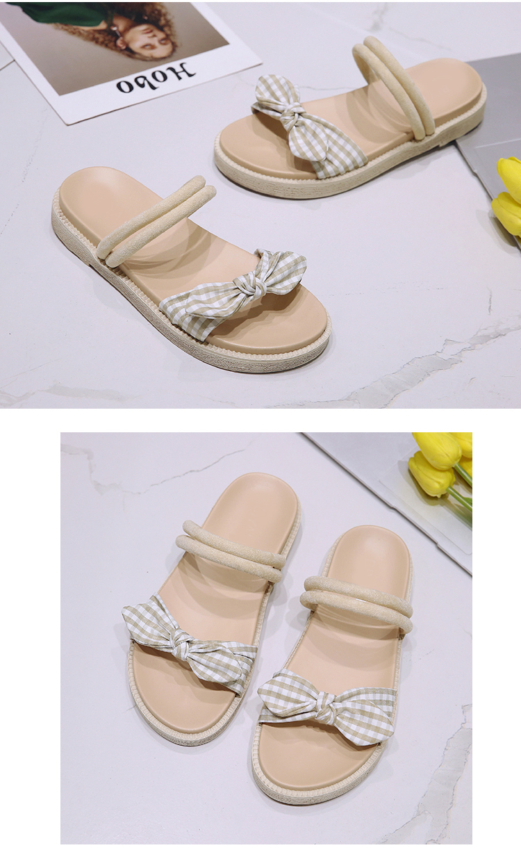 Dép 2018 mới nữ mùa hè retro sinh viên một đôi hai mang hoang dã phiên bản Hàn Quốc của đôi dép mềm đế mềm giày sandal nữ đi học cấp 2