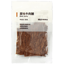 无印良品 MUJI 原味牛肉脯 零食