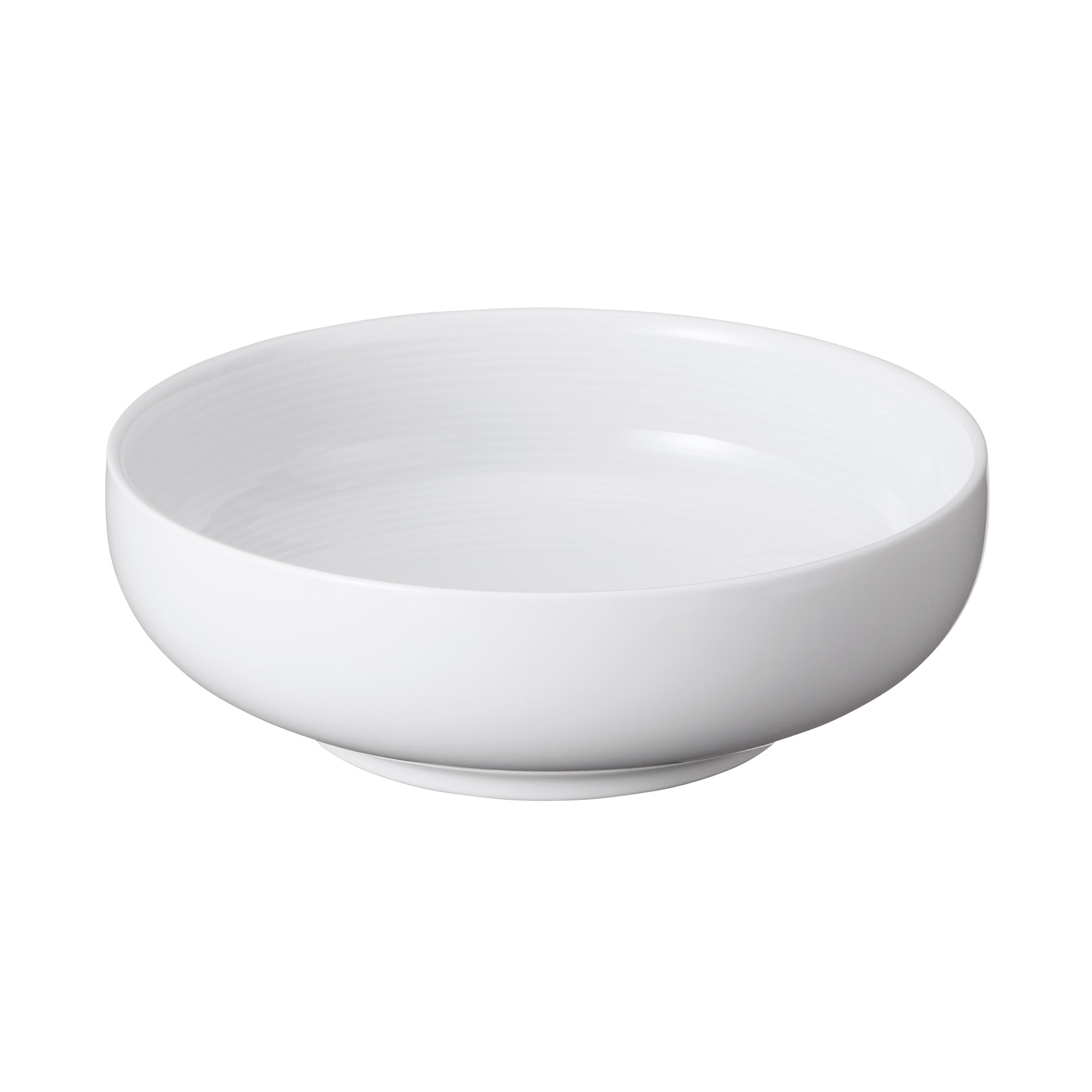 MUJI White Porcelain Shallow Basin Tableware