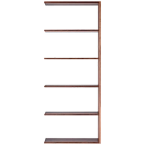 MUJI modular wooden frame wide type 5 layers additional set WN black walnut style