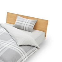 Серый большой кровать для кровать