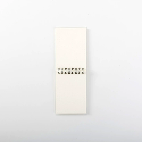 Блокнот MUJI с двойным кольцом в полипропиленовой прозрачной обложке для предшкольного сезона