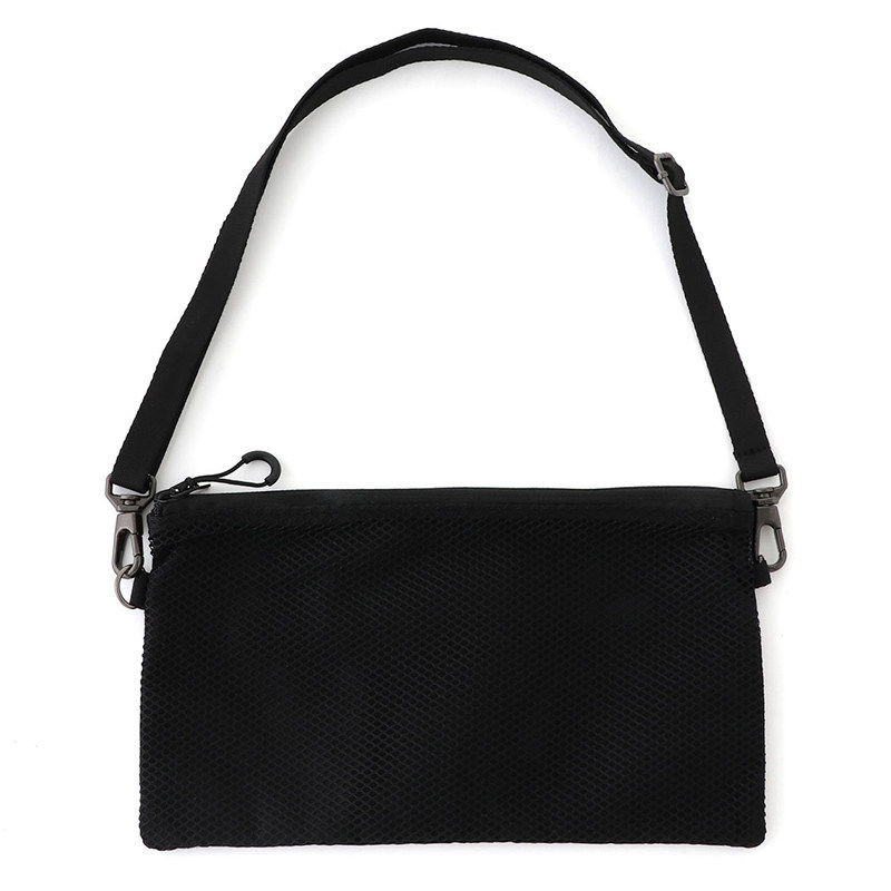 MUJI polyester fiber double-pull chain bag equipped with shoulder strap