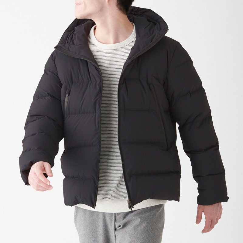 Unstamped Good Pink MUJI male style down not easily stained with water ventilated ball jacket