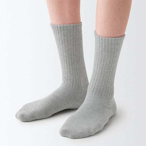 Муджи муджи мужчины и женские общие тепралы носки без мусора нет грубых петлевых петлейных плетений