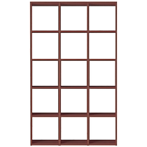 MUJI modular wooden rack set 5 layers × 3 columns WN storage rack storage rack black walnut style