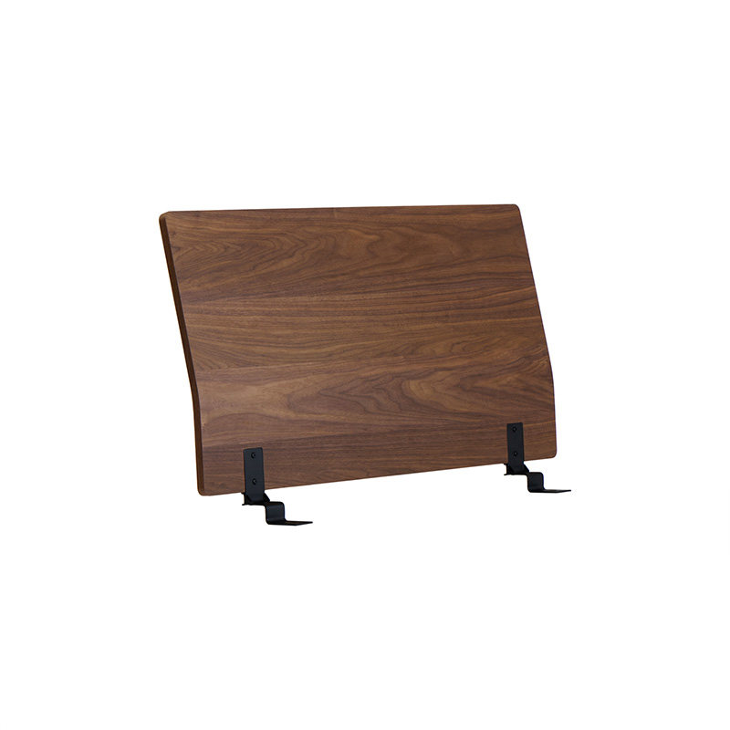 Unstamped Good Pink MUJI bed frame with headboard WN Black walnuts Style-Taobao