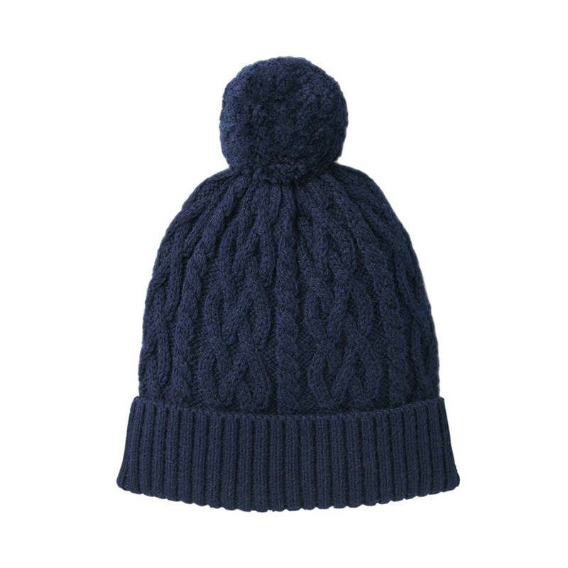 MUJI children's Xinjiang cotton cable pattern cap