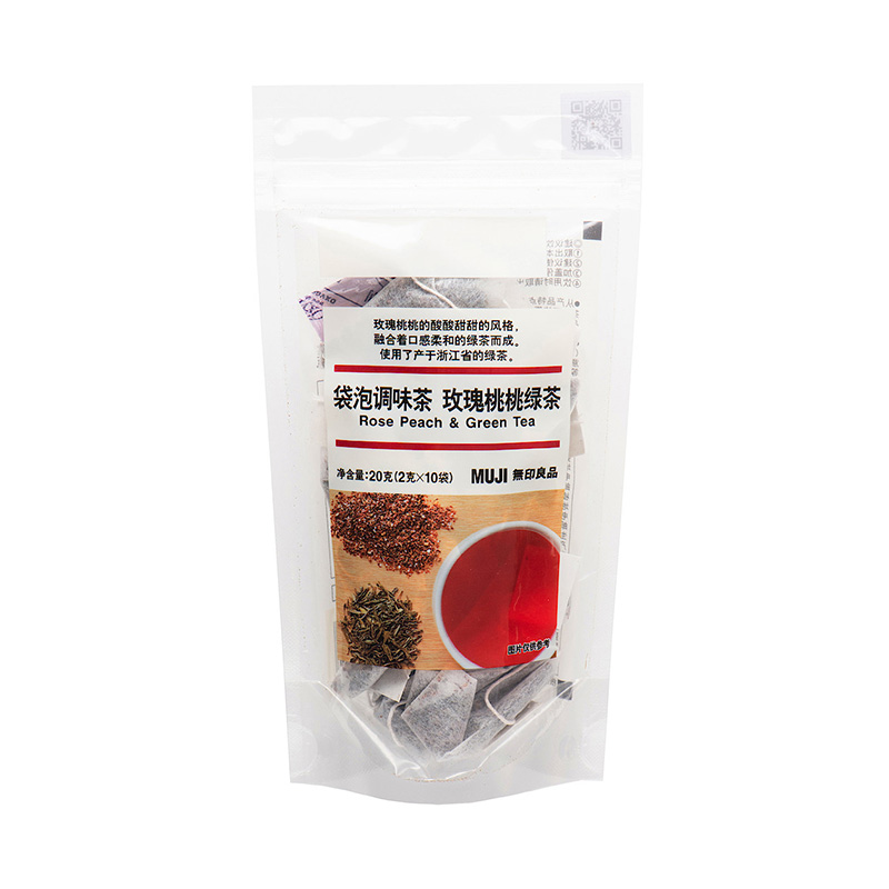 MUJI MUJI Flavored Tea Bag Rose Peach Green Tea