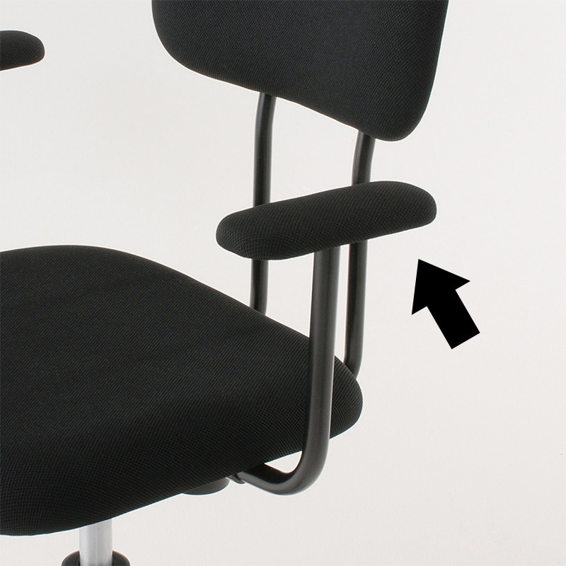 MUJI Armrest Kit for Work Chair Black