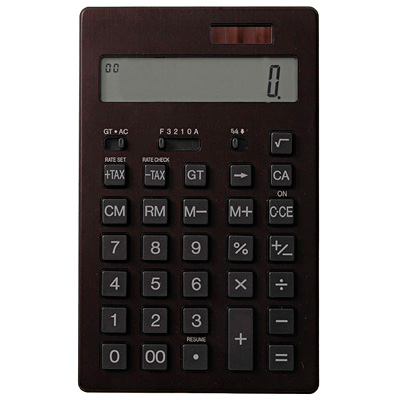 No-print good products MUJI electronic calculator