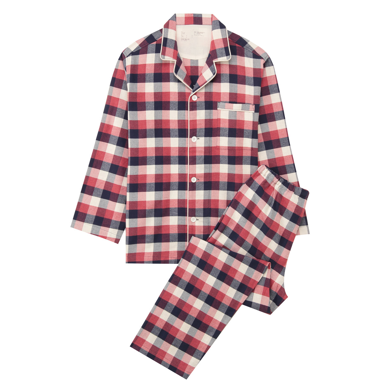 [USD 121.20] MUJI MUJI Men's Flannel Pajamas without side seams ...