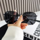 Sunglasses for Men Summer 2023 New Metal Large Frame Face Covering Polarized Glasses Retro Round Driving Sunglasses for Women