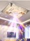 New Living Room Lamp Led Crystal Lamp Rectangular Ceiling Lamp Bluetooth Music Lamp Home Hall Lamp Bedroom Lamp