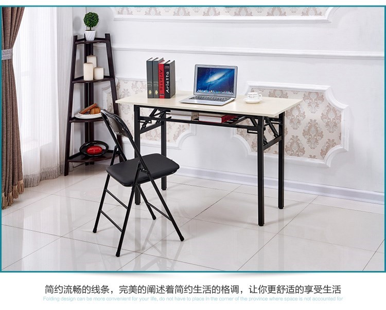 Bàn 1,2 m 1 m dựa vào tường học sinh trung học đôi màu trắng đơn giản dài bàn dài bàn đàm phán bàn thức ăn nhanh nhà hàng ký túc xá - Bàn bàn tròn