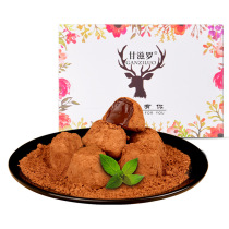 Gan Ziro truffle chocolate mixed flavor a deer have you 150g gift box Net red snacks Candy Candy