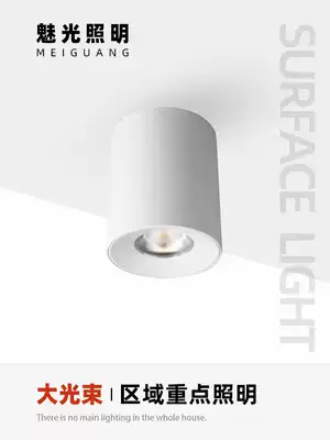 Glamour lighting Lighting LED downlight high color home corridor porch aisle COB lamp non-drilling ceiling light