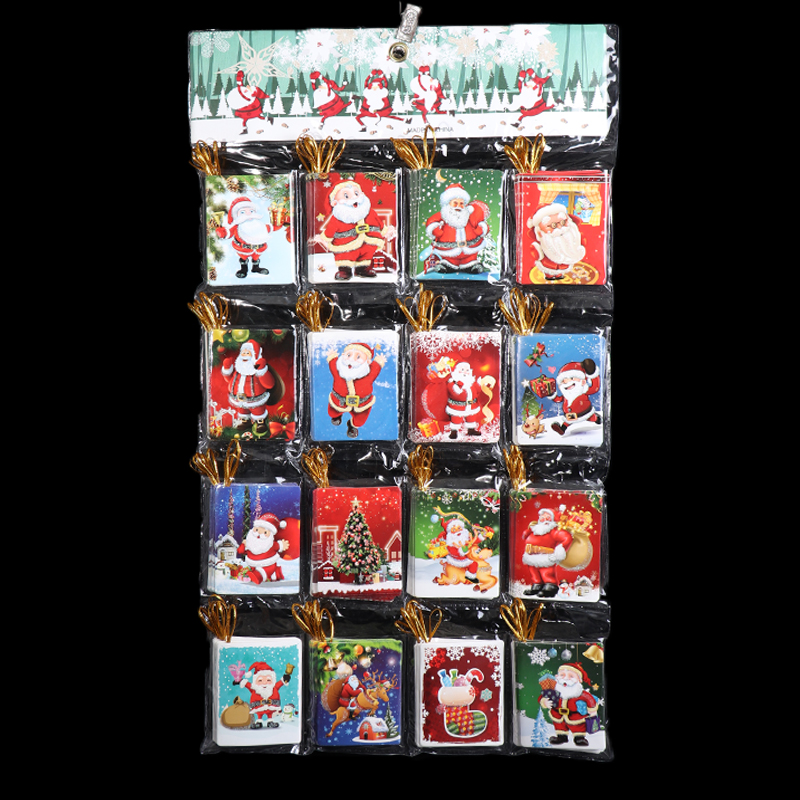 128 Christmas decorations Christmas small pendant Christmas tree greeting card small pendant card pendant old man pendant