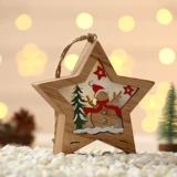 Рождественский деревянный декор, подвеска