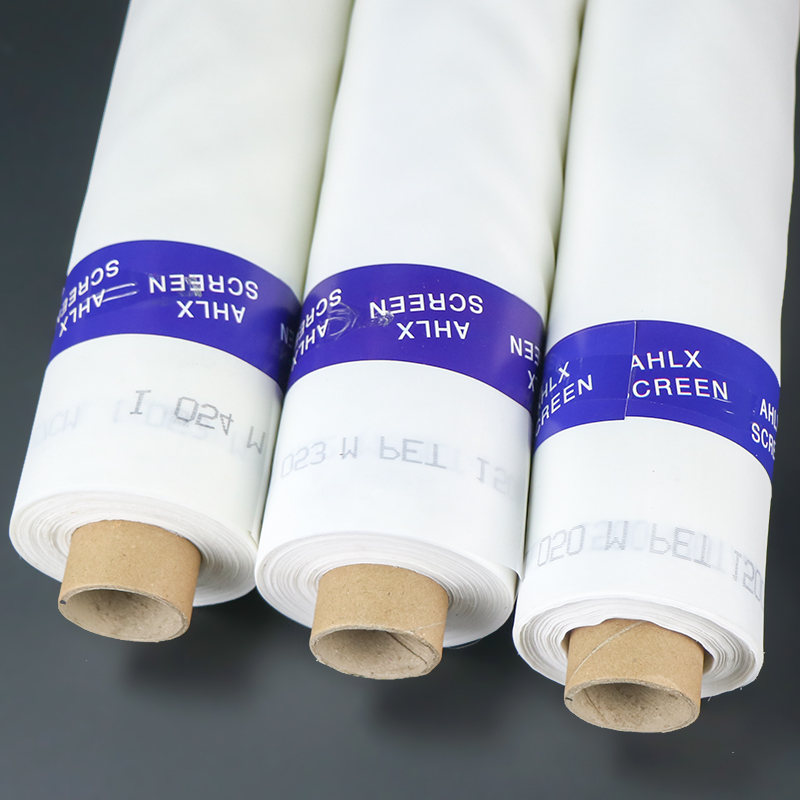 Precision joint venture net-yarn printing plate-making silk cloth high and low resistant to solvent wide one meter 27 unwoven fabric white