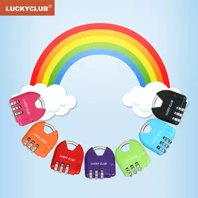 Lucky Club password lock Anti-theft lock Trolley luggage lock Travel padlock Cabinet handbag lock Metal lock