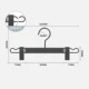 Глубокий космос Grey [Groove Hanging Band+Space Aluminum+Движение клипа] долговечно 50 лет