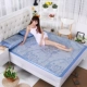 1.8m gấp thảm giường mat mat phụ mặt dây băng 1,5 m 1,2 đơn hoặc kép mùa hè và mùa đông kép - Thảm mùa hè chiếu tăm trúc