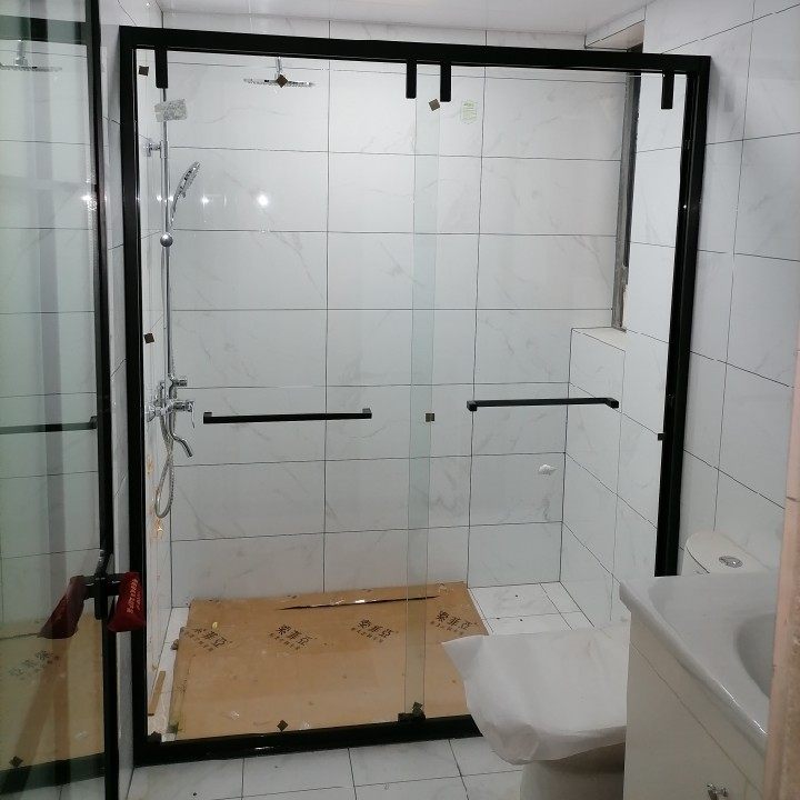 Chengdu Ultra-Narrow Shower Enclosure Straight-Line Arc-Shaped Diamond-Shaped T-Shaped L-Shaped Shower Partition Glass