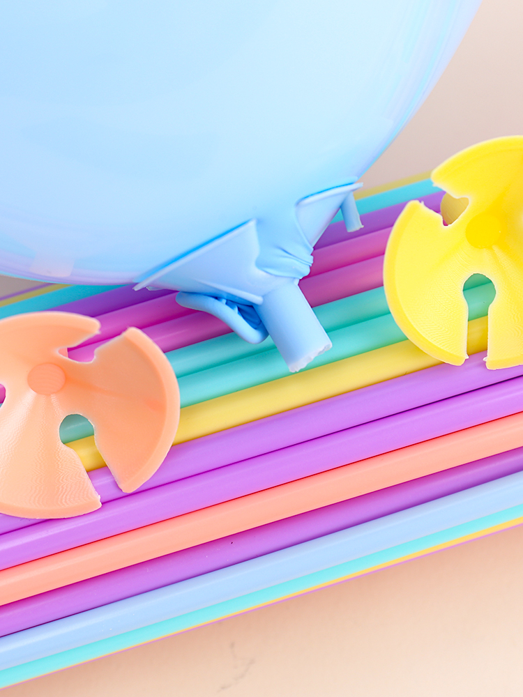 Hardened balloon pole room scene layout extended tow pole air club tow plastic accessories accessories Air Club