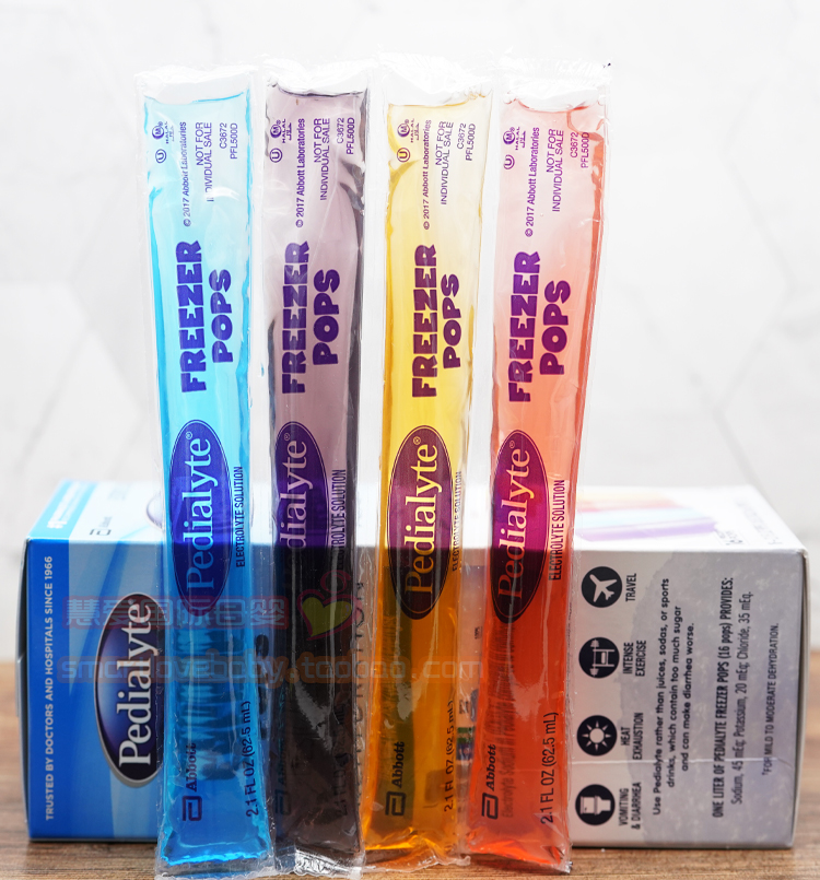 Disassemble 4 American Abbott Abbott Abbott Pedialyte Rehydration Salt Electrolyte Ice Children Adult
